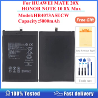 For HUAWEI MATE 20X HONOR NOTE 10 8X Max HB4073A5ECW HB3973A5ECW 5000mAh Battery Rechargeable Accumulator