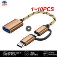 1~10PCS in 1 USB 3.0 OTG Adapter Type C Micro USB to USB 3.0 Adapter Cable OTG Convertor for Gamepad Flash Disk Type-C OTG USB