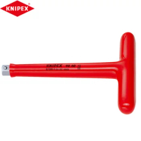 KNIPEX 98 40 T-Handle Drive For With Sockets Use Special Tool Steel Materials Quenching convenient And Fast
