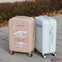 送登機牌 卡通行李箱女小型輕便旅行箱拉桿箱日系密碼箱 旅行拉杆箱 行李箱 登機箱 旅行箱 旅行包 行李包 化妝箱
