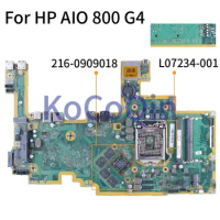 For HP AIO 800 G4 Mainboard DA0N31MB6F0 L07234-001 QMY8 216-0909018 DDR4 All-in-one Motherboard