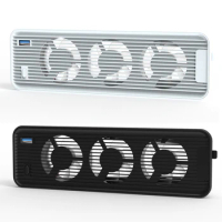 Cooling Fan LED Light Efficient Cooling System Quiet Cooler Fan 5500RPM with 3 Fans for PS5 Disc and Digital Edition