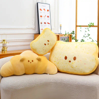 Food Elf Series Plush Doll Croissant Baguette Sleeping Pillow Cute Toy Birthday Gift