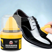 Leather Protective Protein Shoes Leather Cleaner Polish Lanolin Brightening Leather Repairing Cream Nursing