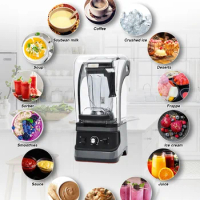 Heavy Duty Commercial Blender with Soundproof for smoothies