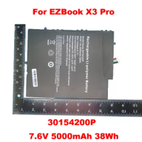 Laptop Battery For Jumper EZBook X3 Pro H133G-MY HW-28150170 30154200P U2676177PV U2676177PV-2S1P 7.6V 5000mAh 38Wh 10PIN 7Lines