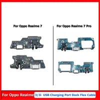 USB Charging Dock Port Socket Jack Connector Charge Board Flex Cable For OPPO Realme 7 RMX2155 7 Pro RMX2170 Replacement Parts