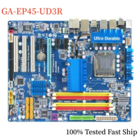 For Gigabyte GA-EP45-UD3R Motherboard P45 LGA 775 DDR2 ATX Mainboard 100% Tested Fast Ship