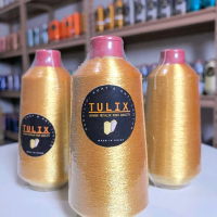 Benang Metalik Warna Emas