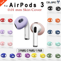 2023 New For AirPods 3rd Silicone Protective Case Skin Covers Earpads For Apple AirPod 3 Generation Ear Cover Tips Accessories