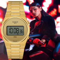 TISSOT 天梭 官方授權 PRX Digital 數位石英手錶 送禮推薦-35mm T1372633302000