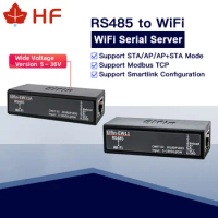 Industrial Accessorie Elfin-EW11A/Elfin-EW11A-0 Wireless Networking Devices Modbus TPC IP RJ45 RS485 to WIFI Serial Server DTU