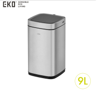EKO 臻美X 感應環境桶垃圾桶 9L 灰鋼 EK9252RGMT-9L(HG1663-1)