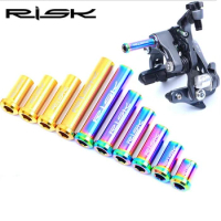 RISK M6*10/15/20/25/30/40mm Titanium Road Bike C Brake Calipers Bolts For Shimano 105/ULTEGRA/DURA ACE Bicycle Disc Brake