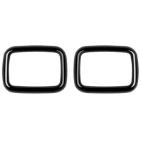 Car Roof Audio Speaker Horn Frame Sticker Cover Interior Trim Cover Glossy Black for Toyota Sienta 2022 2023 RHD