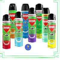 Baygon Spray Aerosol All Variant-Pembasmi Nyamuk Dan Serangga Flower garden 600ml