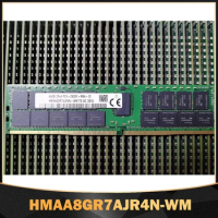 1PCS RAM 64G 64GB 2RX4 DDR4 PC4-2933Mhz ECC REG For SK Hynix Server Memory HMAA8GR7AJR4N-WM