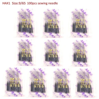 100pcs sewing needles size 65/9 HAX1 for all brand domestic sewing machine Bernina Toyota Janome for Singer SEWING