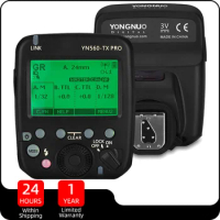 YONGNUO YN560-TX PRO Speedlite Transmitter Flash Trigger for Canon Nikon Sony Supports ETTL/M/Multi/GR with YN200 YN685 YN560IV