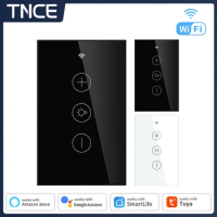 TNCE Tuya Smart WIFI Wall Touch Light Dimmer Switch US LED Dimmer Switch Smart Life Voice Control Alexa Google Home