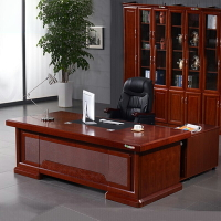 大氣老板桌辦公桌簡約現代總裁主管經理桌椅中式大班臺辦公家具