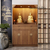 Buddha Niche Modern Light Luxury Small Guan Gong Altar Altar Household Avalokitesvara Cabinet