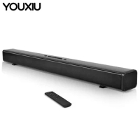 YOUXIU Y6 Soundbar for TV Surround Stereo Bass Bluetooth 5.0 Speaker Soundbar Loudspeaker for TV Home Theater System Sound Bar