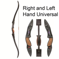 56 Inches CS War Game Bow Recurve Bow and Arrow Set Length with Harmless Arrowhead for Outdoor Archery Shooting Game
