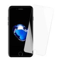 iPhone7 8Plus 透明高清非滿版半屏9H鋼化膜手機保護貼(7PLUS手機殼 8PLUS手機殼)