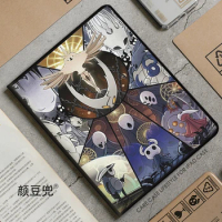 Hollow Knight Anime Game For Samsung Galaxy Tab A7 Lite 8.7 2021 Case S9 FE Plus Tri-fold stand Cover Galaxy Tab S6 Lite S8 Plus