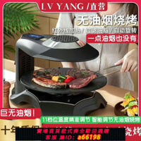 【台灣公司 可開發票】綠陽韓式電燒烤爐烤盤紅外線無油煙電烤爐新款韓式不粘烤肉鍋旋轉