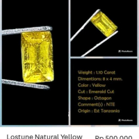 Lostune Natural Yellow Tourmaline