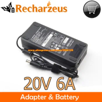 Original 120W Charger For PHILIPS EX3501-T AG271QG Monitor 350LM00005 Benq EX3501T EX3203R Power Adapter 20V 6A AOC ADPC20120