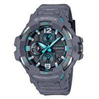 【CASIO 卡西歐】G-SHOCK 藍牙 飛行錶 碳纖維防護 灰藍 GR-B300-8A2_54.7mm