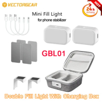 GBL01 Magnetic Mini Fill Light Accessories for DJI/OM5 /Zhiyun SMOOTH4/5/Feiyu Vimble Handheld Gimbal Stabilizer W/ Charging Box