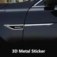 Car Body Protective Sticker Car Fender Side Blade Badge For Nissan Serena C24 C25 C26 C27 2000-2017 2018 2019 2020 2021