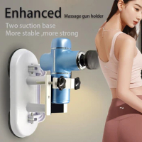Massage Gun Holder Two Suction Base With Massage Heads Massage Gun Support Self Massage Tool