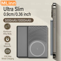 Mlinn Magnetic Power Bank 5000mAh PD20W Portable Mini Size Wireless Powerbank Battery Charger for MagSafe iPhone Samsung Xiaomi