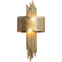 Nordic Modern Gold Hollow Wall Lamps Living Room Bedroom Bedside Modern Luxury Sconces Wall Lights Deco Study Room Luminaires