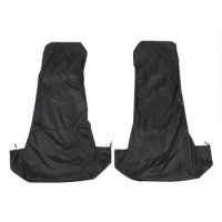 2x Universal Waterproof Nylon Front Car Van Seat Covers Protectors Black