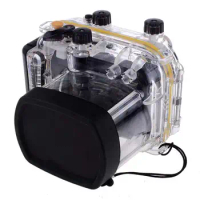Mekon 40M 130ft Waterproof Diving underwater Housing Case for Canon G11 G12 WP-DC34 Camera