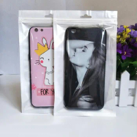 12x20cm Deluxe Plastic Retail OPP Bag For Mobile Phone Accessories Ear Phones Cables For Iphone 11 8 7plus 6s Case Cover
