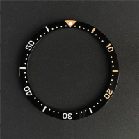 38mm*31.5mm Flat Black Ceramic Bezel Insert For Seiko Brand SKX007 SKX011 Divers SUB Replacement of Watch Case Parts Ring MOD
