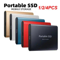 1/2/4PCS 1TB Hard Drive External Type-C High Speed USB3.1 2TB 4TB 8TB SSD Storage Portable Hard Disk For Laptop