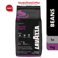 (1kg) Lavazza Expert - Gusto Forte, Whole Coffee Beans.Dark Roast, 13/13 Intensity
