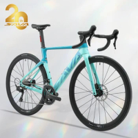 SAVA Aluminum Road Bike EX-7SL with Bicycle Riding Tail Light Youth Road Bike Racing UCI Certified with SHIMAN0 105 R7120
