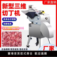 全自動凍肉切丁機商用蔬菜切丁機豬肉牛肉雞胸切丁機器
