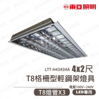 〖東亞/預購品〗💡輕鋼架★LED 4尺X2尺 T8 19WX3 全電壓〖永光燈飾〗 LTT-H4345HA