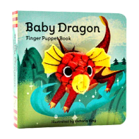 Baby Dragon Finger Puppet Book,Baby Children's books aged 1 2 3, English picture book, 9781452170770