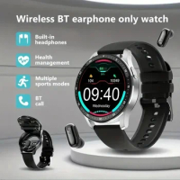 2024 New X7 Earphone Smart Watch TWS 2-in-1 Wireless Bluetooth Dual Earphone Call Health Blood Pressure Sports Music Smart Watch